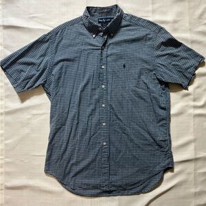 Ralph Lauren Polo Men's Navy Plaid Shirt